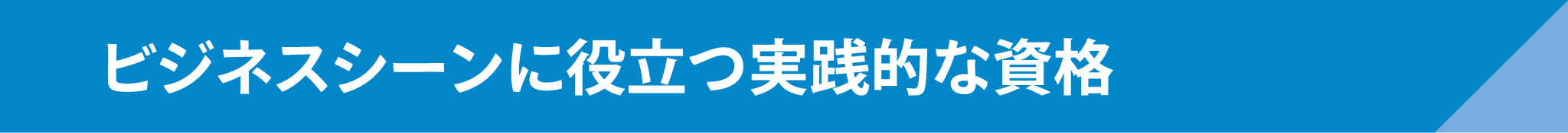 ビジネスシーンに役立つ実践的な資格